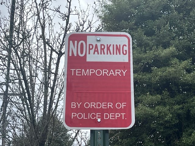 Temporary no parking signs on Church Street made permanent