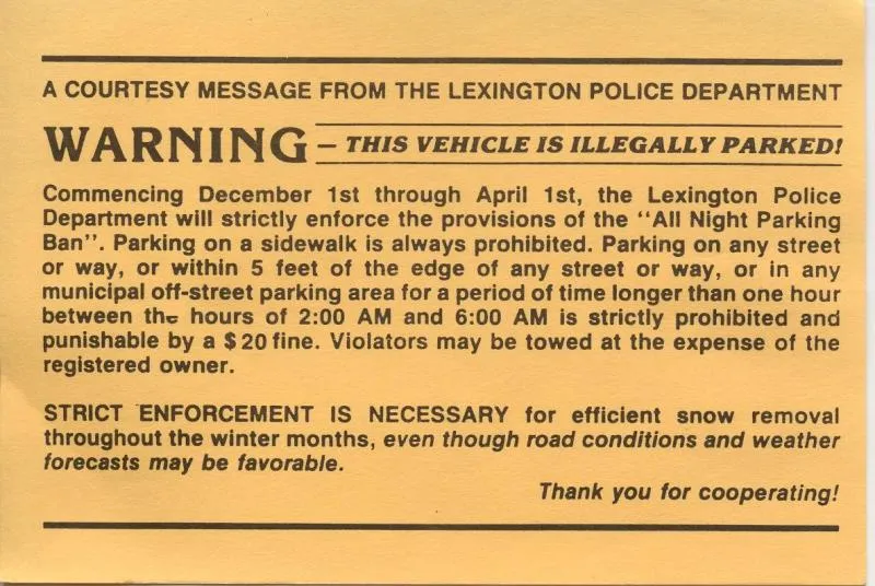 Winter parking ban issues begin as residents seek ‘leniency’