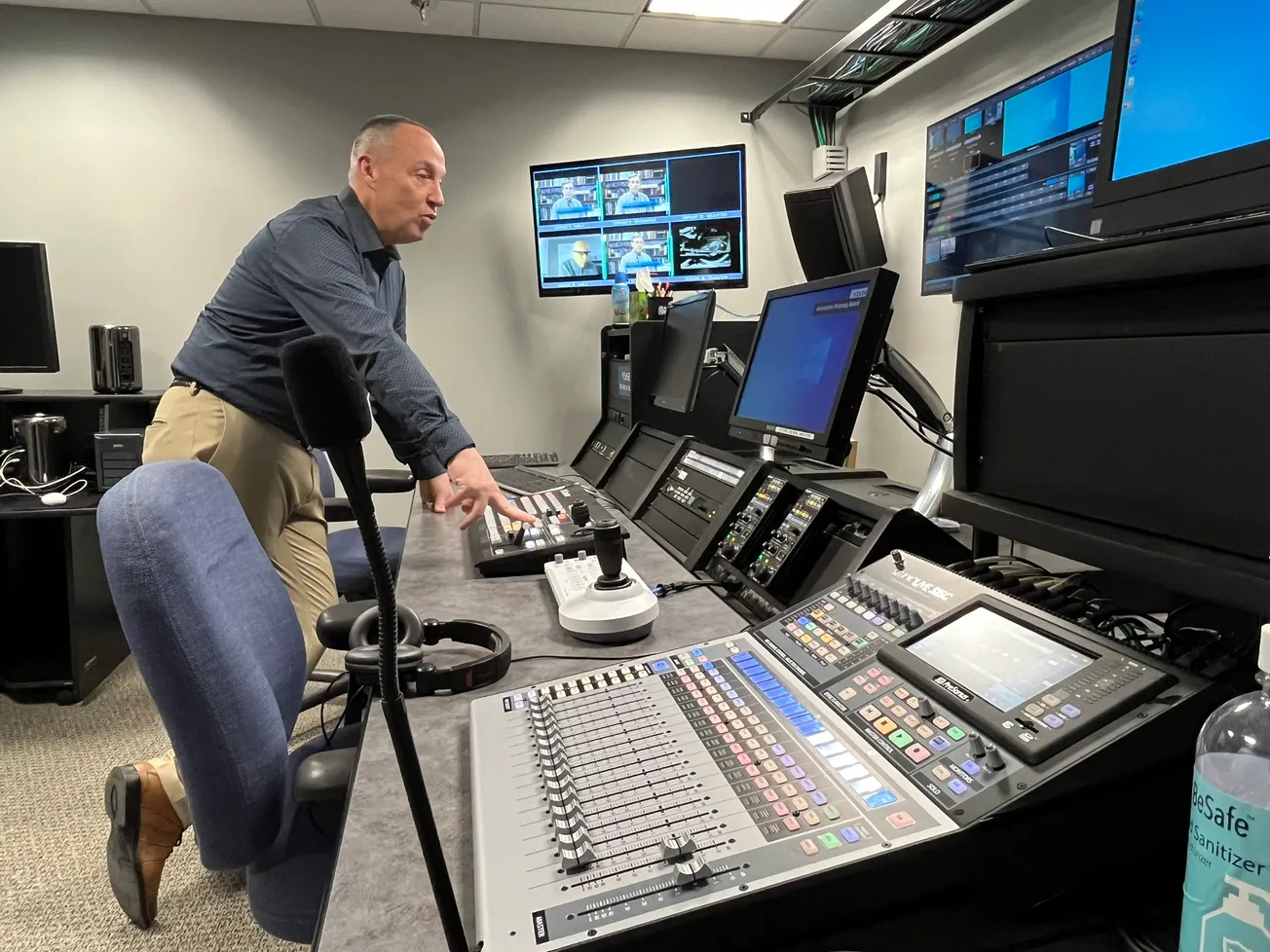 It’s all in a day’s work for WinCAM’s director David Gauthier